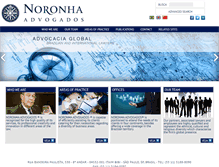 Tablet Screenshot of noronhaadvogados.com.br